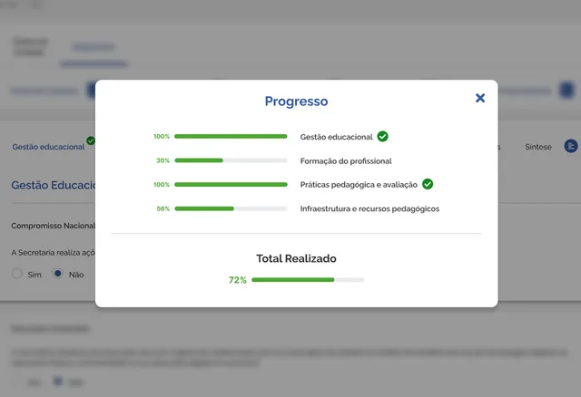 Catálogo de componentes do Design System com variações de estado
